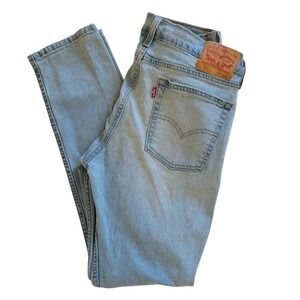 Levis 510 Skinny Fit Mens Jeans Light Wash Blue Denim 33x32 05510-0675